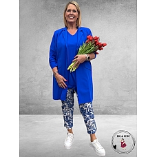 PLUS BASICS Broek/Pants 7/8 DUTCH FLORALS